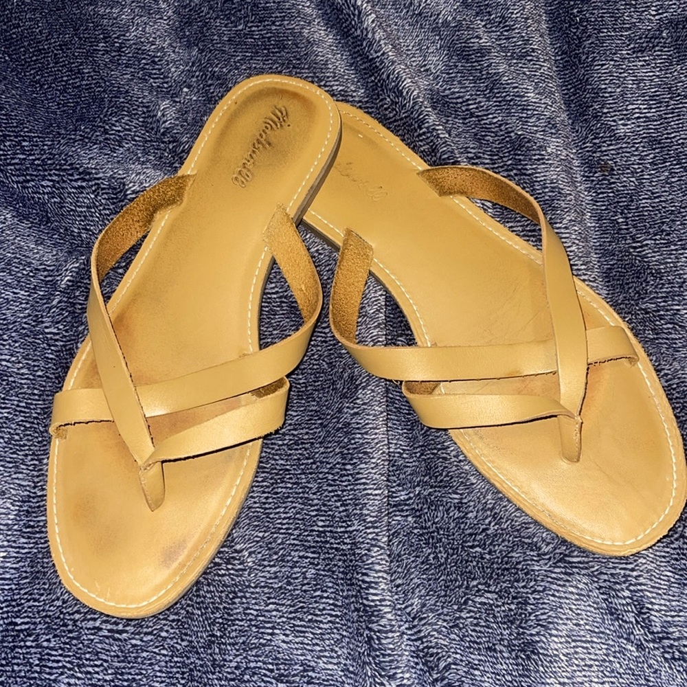 Tan Madewell leather sandals size 11